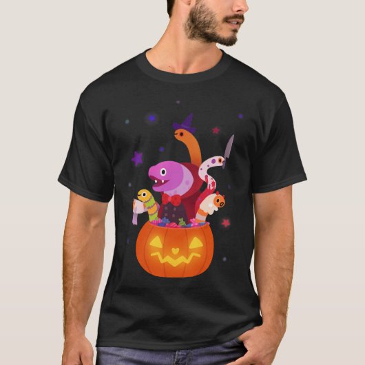 Griezelige palingen t-shirt (Voorkant)