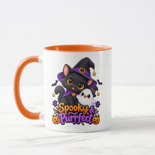 Griezelige & Perfecte Halloween Zwarte Kat Combo M Mok