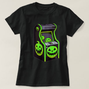 Griezelige Pompoen Arcade Schattige Halloween T-shirt