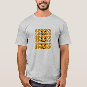 Griezelige Pompoen Halloween T-Shirt Schattige H