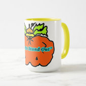 Griezelige Pompoen Mok (Voorkant rechts)