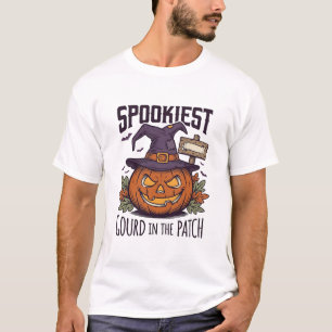 Griezelige Pompoen Shirt Vintage Gravure Halloween