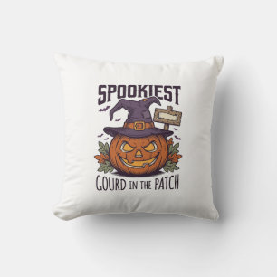 Griezelige Pompoen Shirt Vintage Gravure Halloween Kussen