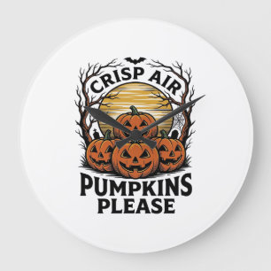 Griezelige Pompoen Shirt Vintage Gravure Herfst Ha Grote Klok