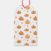 Griezelige Pompoen Verjaardag Bedankt Tag Cadeaulabel (Achterkant)