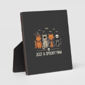 Griezelige Poot Halloween Kat Kostuum Vector Ontwe Fotoplaat (Voorkant)