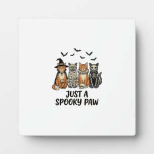 Griezelige Poot Halloween Katten Vintage Shirt Ont Fotoplaat