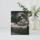 Griezelige pop horror briefkaart (Staand voorkant)