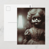 Griezelige pop horror briefkaart (Voorkant / Achterkant)