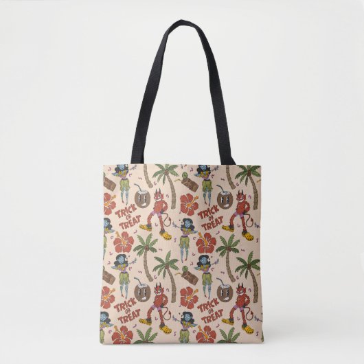 Griezelige Retro Luau Tote Bag (Voorkant)