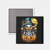 Griezelige Rubber Eend Halloween Verschrikkelijke Magneet (Voorkant / Achterkant)