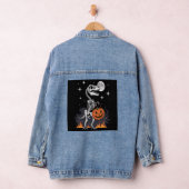 Griezelige Saurus Halloween Dinosaur Denim Jacket (Hangar)