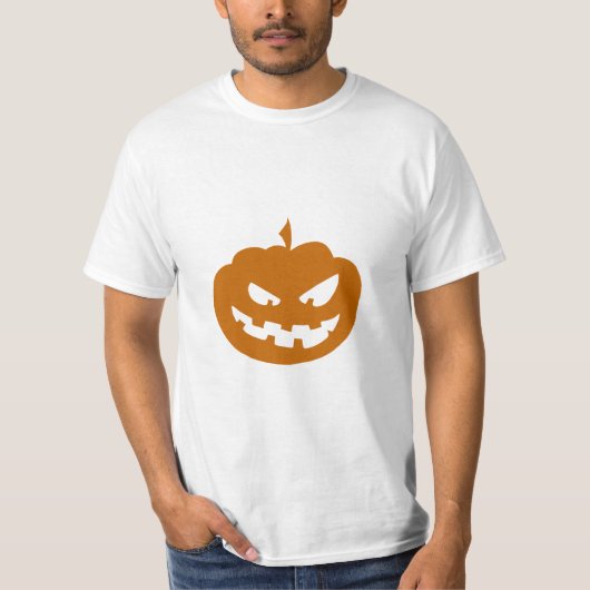 griezelige Schattigee Halloween pompoen T-shirt (Voorkant)
