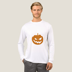 griezelige Schattigee Halloween pompoen Tri-Blend Shirt
