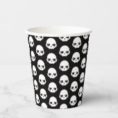 Griezelige Schattigee schedels Papieren Bekers (Voorkant)