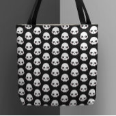 Griezelige Schattigee schedels Tote Bag