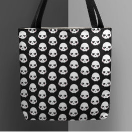 Griezelige Schattigee schedels Tote Bag