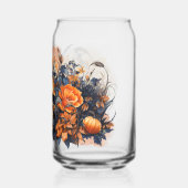 Griezelige Schedel Halloween Bedrukte Glazen Bus (Achterkant)
