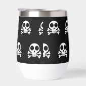 griezelige schedel op een zwarte achtergrond (Rechts)