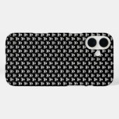 griezelige schedel op een zwarte achtergrond Case-Mate iPhone case (Achterkant (horizontaal))
