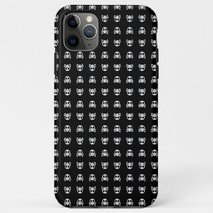 griezelige schedel op een zwarte achtergrond Case-Mate iPhone case