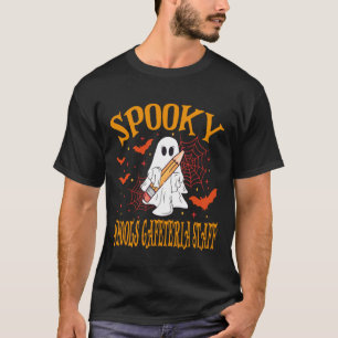 Griezelige school cafetaria personeel Halloween sc T-shirt