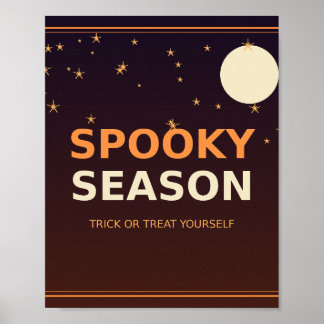 Griezelige Seizoen Halloween Muur Kunst Poster Dec