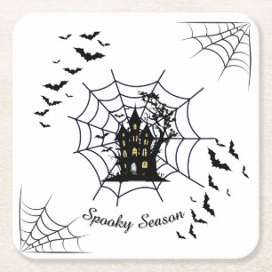 Griezelige Seizoen Halloween Onderzetters