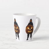 Griezelige Seizoen Koffiemok – Halloween-editie Latte Mok (Rechterhoek)