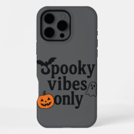 Griezelige Sfeer Alleen 🎃 | Halloween Sticker Ont iPhone 16 Pro Max Hoesje