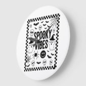 Griezelige Sfeer Retro Halloween Grote Klok (Hoek)