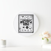 Griezelige Sfeer Retro Halloween Grote Klok (Huis)