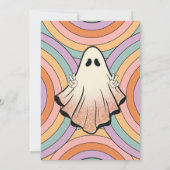Griezelige Sfeer Retro Plezier Halloween Feest Kaart (Achterkant)
