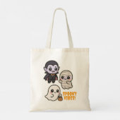 Griezelige Sfeer Tote Bag (Achterkant)