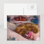 Griezelige Sinterklaas  Vrouw Kerstmis Feestdagenkaart (Voorkant / Achterkant)