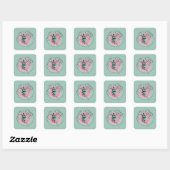 Griezelige Skelet Ballerina Sticker (Vel)