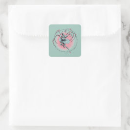 Griezelige Skelet Ballerina Sticker