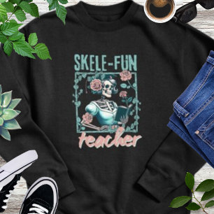 Griezelige Skelet Basisschoolleerkracht  Trui