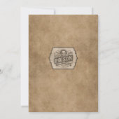 Griezelige Skelet Halloween Feest Uitnodiging (Achterkant)