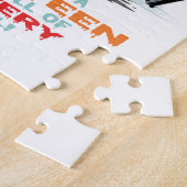 Griezelige Skelet Heks – Halloween Kerkhof Advent Legpuzzel (Zijkant)