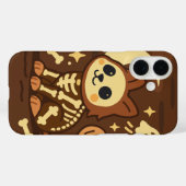 Griezelige Skelet Kat en Geest Case-Mate iPhone Case (Achterkant (horizontaal))