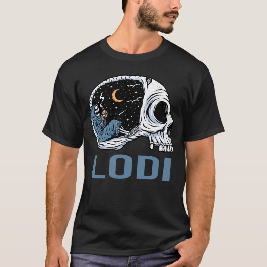 Griezelige Skelet - Lodi T-shirt (Voorkant)