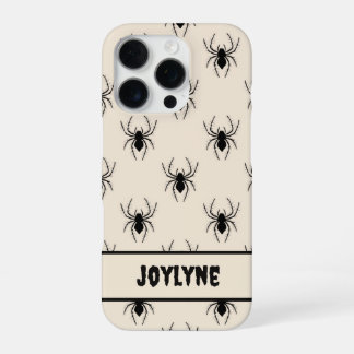 Griezelige Spider Halloween iPhone 16 Pro Hoesje