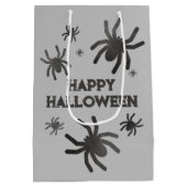 Griezelige Spin Happy Halloween Cadeautas (Achterkant)