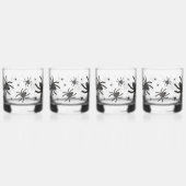 Griezelige Spin Happy Halloween Whisky Glazen (Voorkant)