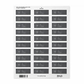Griezelige Spin in Spinnenweb Label (Full Sheet)