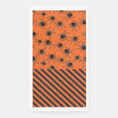 Griezelige spinnen servet (Voorkant)