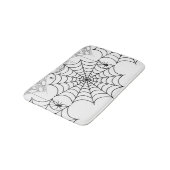 Griezelige Spinnenweb Halloween Badmat (Gekanteld)