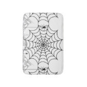 Griezelige Spinnenweb Halloween Badmat (Voorkant Verticaal)