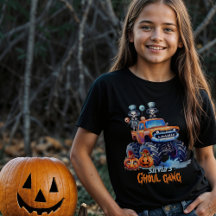 Griezelige Spookbende Familie Halloween T-shirt